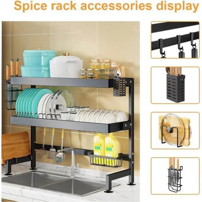 Égouttoirs À Vaisselle, Séchoir À Vaisselle Détachable Pratique Facile