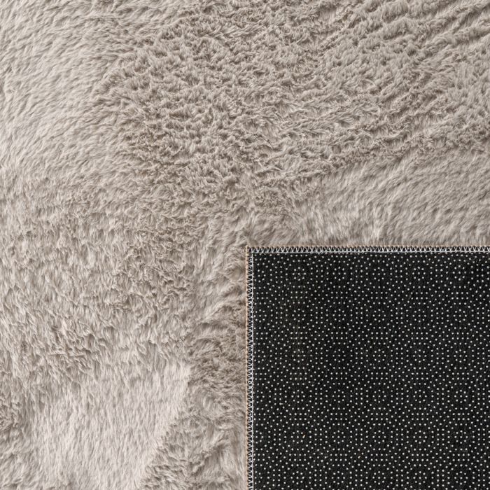 Tapis Poils Longs Shaggy Pour Salon Moelleux Doux Lavable Beige 160x230 Cm - Maison