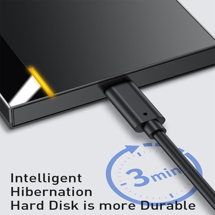 Disque Dur Externe Portable SSD - WOSHITE - 4 To - Type-C - Mini taille -  Antichoc - Cdiscount Informatique