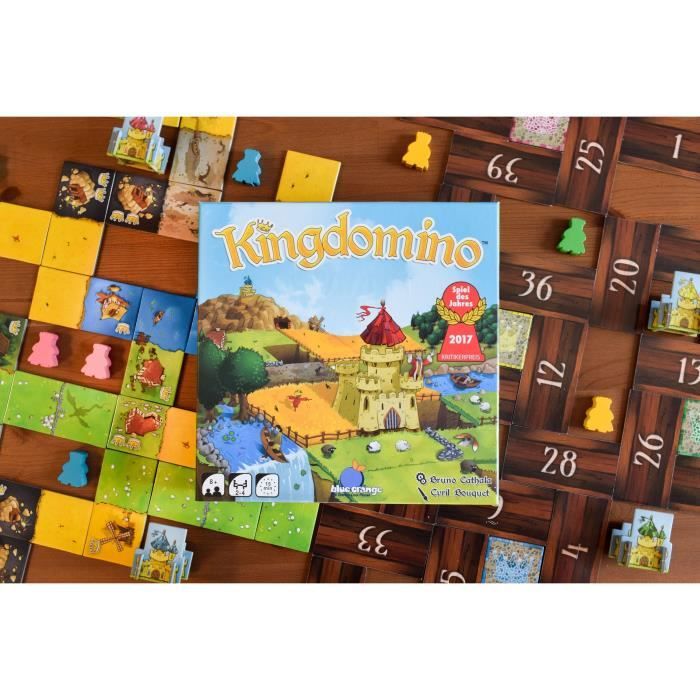 Dragomino est une version enfant de Kingdomino, jeu de placement et stratégie