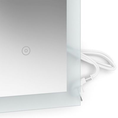 Miroir LED Rond Vicco 60cm Blanc - Pour Salle De Bain, Neuf