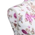 Mannequins Buste de couture de femme en coton blanc motifs a rosiers-0