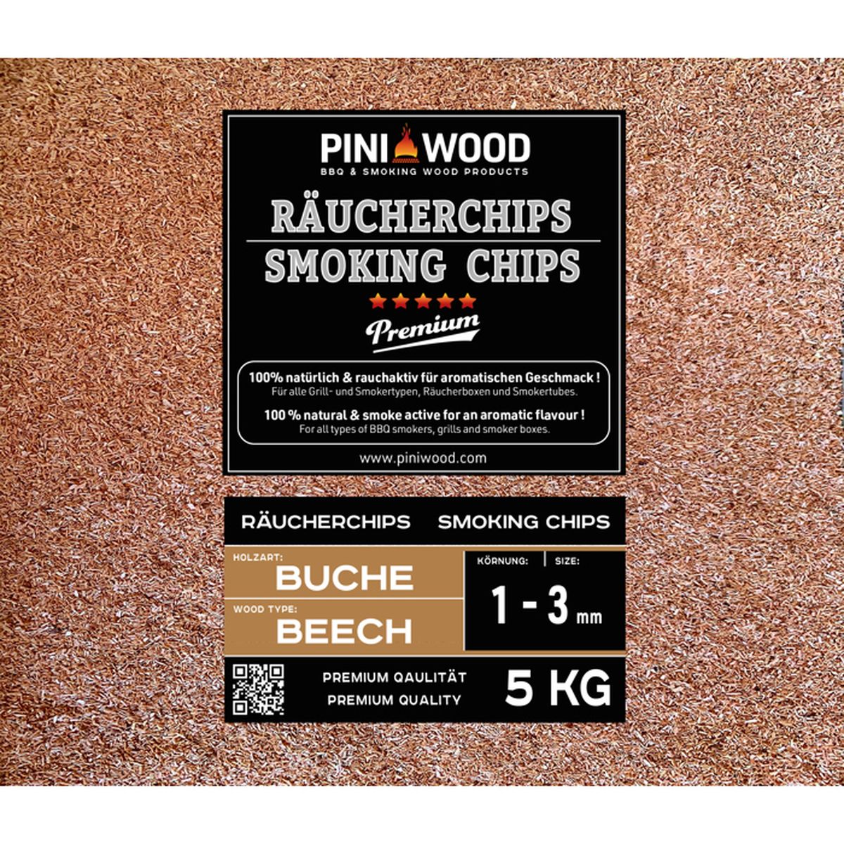 Copeaux De Fumage Hêtre 800 G – Granulométrie 4-6 Mm – Pour Barbecue Et Fumoir – Goût Intense Et Corsé