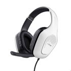 Trust GXT 418W Rayne Casque Gaming Léger pour PC Xbox PS4 PS5 Switch Mobile, Transducteurs 50 mm, Jack 3.5 mm, Câble de 2 m, Blanc
