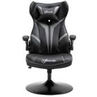 Vinsetto - fauteuil gamer - Simili cuir - 67x70x112cm - Gris clair, Noir