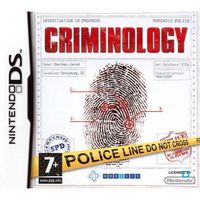 CRIMINOLOGY / JEU CONSOLE NINTENDO DS