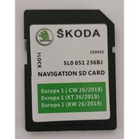 Carte SD Europe - Navigation AS - SKODA Discover Media 2 MIB2 - v12 - 5L0051236BJ