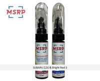 MSRP FRANCE - Kit stylos retouche peinture voiture pour SUBARU 22G & Bright Red 3 - Atténuer rayures ou éclats de peinture