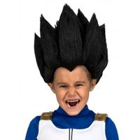 Perruque Vegeta Dragon Ball enfant - Dragon Ball Z - Coupe de cheveux verticale - Licence officielle