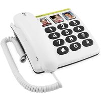 Doro PhoneEasy 331ph Téléphone Fixe pour Seniors avec GrandesTouches