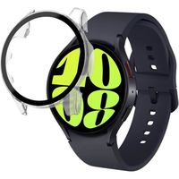 Coque compatible Samsung Galaxy Watch 6 44mm - Protection rigide étui transparent écran verre trempé Phonillico®
