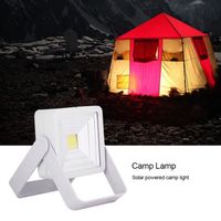 15W Lampe LED solaire rechargeable USB portative extérieure camping jardin--Rose Vie