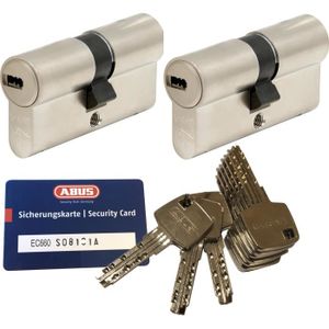 45//45 abus ec550 profil cylindre cylindre de verrouillage poignée cylindre beaucoup de clé