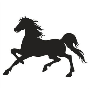 Mural cheval chevaux poney cavaliers Sticker Autocollant Sticker 3