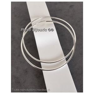 Hautement Polie En Acier Inoxydable Argent Rond Boucles d/'oreilles Créoles Pour Femmes de qualité optimale