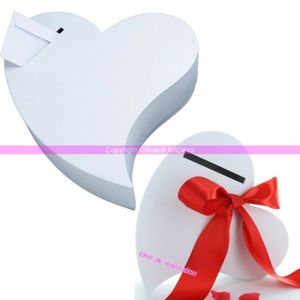 Les Tr/ésors De Lily Love is in The air Q5857 - Tirelire c/éramique Mots damour Blanc - 12x12x5 cm Coeur
