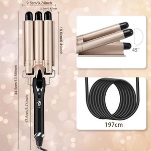 fer a cheveux gaufrés