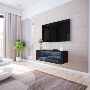 Meuble Tv Suspendu Payez En 4x Cdiscount