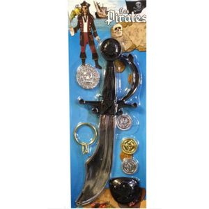 Pistolet en bois avec flèches, Pirate Hook pour costumes d'enfants