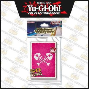 CARTE A COLLECTIONNER Protèges-cartes - KONAMI - Sleeve Gold Pride Carries's Crew - Yu-Gi-Oh! - Or - Enfant - Blanc