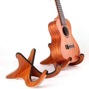 GUITARE 2PCS Support Pliable portatif Support Pliant Vertical en Bois pour présentoir de Guitare Accessoires pour Instruments de Musique - S
