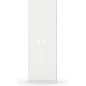 ARMOIRE DE CHAMBRE Armoire - meuble de rangement coloris blanc - Haut