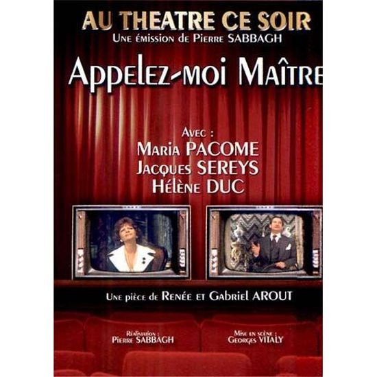 Dvd Au Theatre Ce Soir Appelez Moi Maitre Cdiscount Dvd