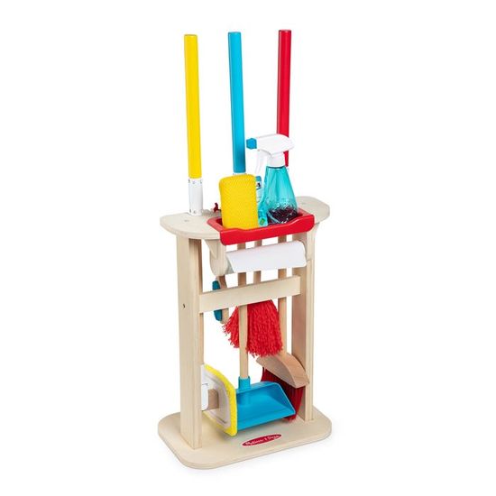 Ensemble De Jouet De Nettoyage pour Enfant, Jouets De Nettoyage Ménager, Jouets De Nettoyage Éducatifs, Chariot De Nettoyage pour Tout-Petits, Ensemble De Jeu De Simulation De Ménage