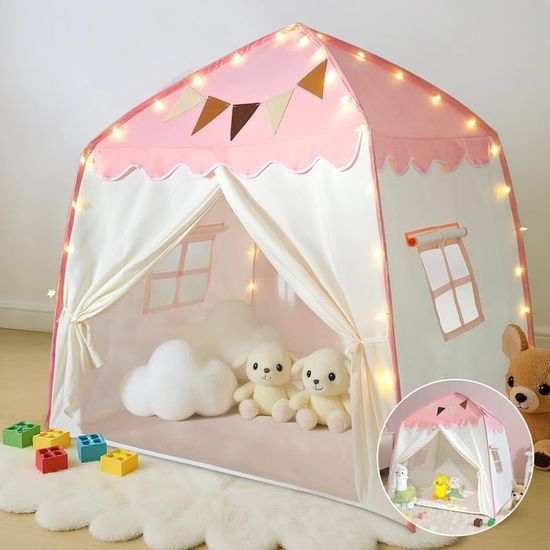 Maison De Jeu Intérieure Extérieure Tente Tunnel De Jeu 3-en-1 Pour Maison De Jeu Intérieure Extérieure Tente Tunnel De Jeu 3-en-1 Pour