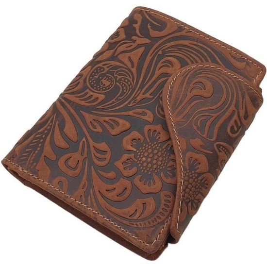 Portefeuille En Cuir PU Motif Vaches Noir Et Blanc - Grande Capacité, Multiple Poches, Fermeture éclair, 20x10cm - 1