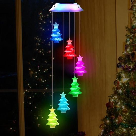 Sapin De Noël Solaire 60 Cm – Décoration Extérieure Lumineuse Et Résistante Aux Intempéries