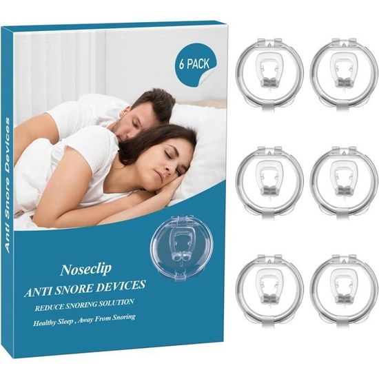 Anti-ronflement Magnétique En Silicone - Clips Pour Nez - Neuf