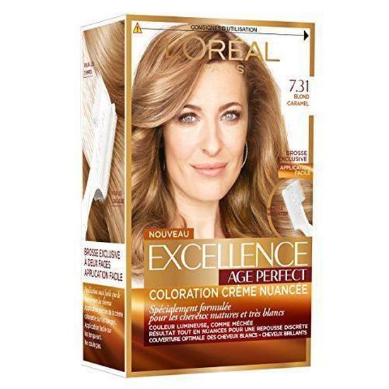 mèches blondes et caramel