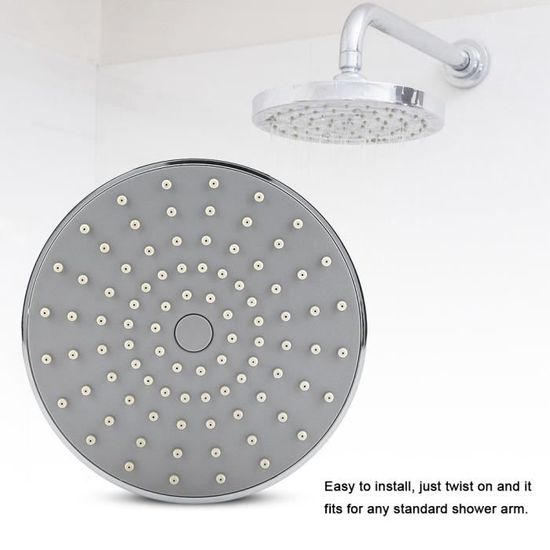 Pommeau De Douche Pluie Haute Pression 6" - Chromé, Ajustable - Eolax - 9