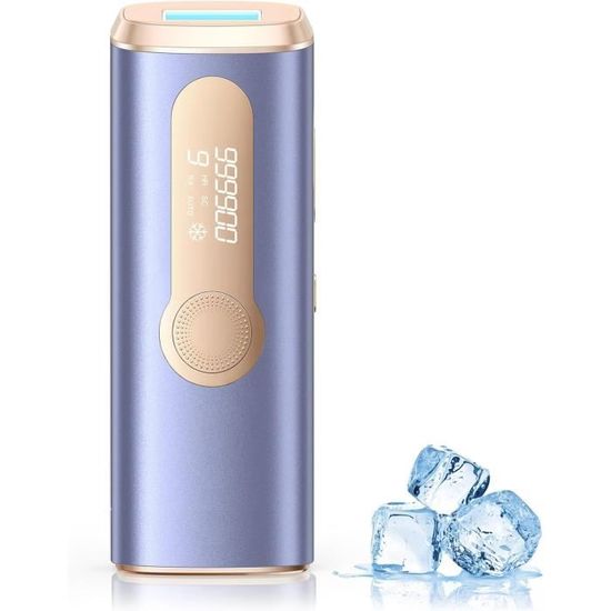 Épilateur Lumière Pulsée Mlay T3 - 3 Têtes, Laser 400-1100nm, Pour Corps Et Visage - Neuf