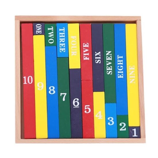 Puzzle éducatif Magnétique May Huang – Fractions, Mathématiques – Pour Enfants 5-9 Ans, Style Montessori