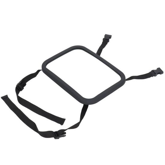 Miroir Voiture Bébé 360° - Rétroviseur Siège Arrière Incassable - 30x19 Cm - Vision Claire