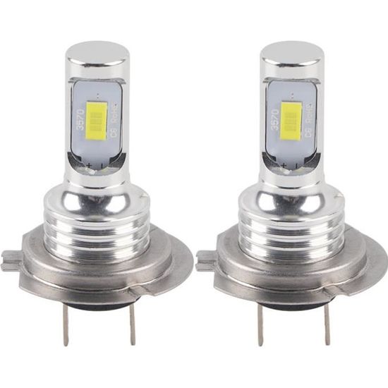 Acheter Kit de Conversion de phares Led H7, ampoule DRL antibrouillard  Ultra blanche 6000k, faisceau haut et bas, 2 pièces