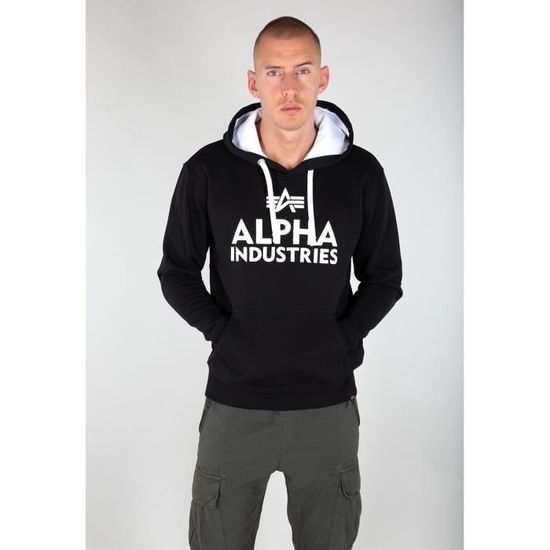 Alpha industries top foam print hoody