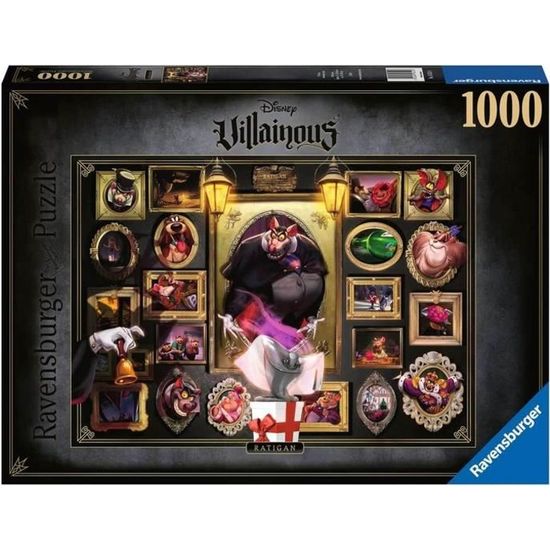 Puzzle 1000 pièces - Ravensburger - Ratigan (Collection Disney Villainous) - Age minimum 15 ans