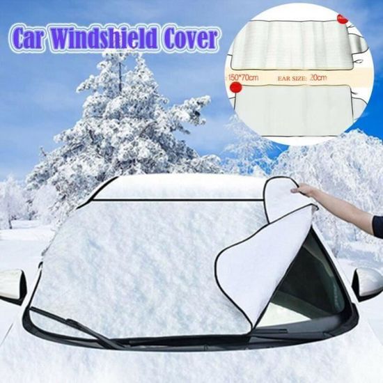 HAOLIP-Housse de coussinCouverture de pare-brise de voiture tapis d'hiver  Durable Anti-neige gel glace outil - Silver-150 x 70cm - Cdiscount Auto
