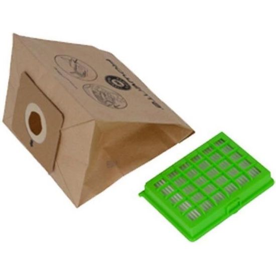 Sacchetti Per Aspirapolvere X6 + Filtro HEPA – Compatibili Con Moulinex E Rowenta