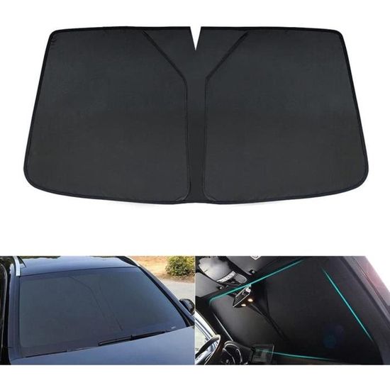Pare-soleil Pour Ford Mustang 2015-2020 – Protection UV, 6 Couches Isolantes, Pliable Et Ajusté Sur Mesure