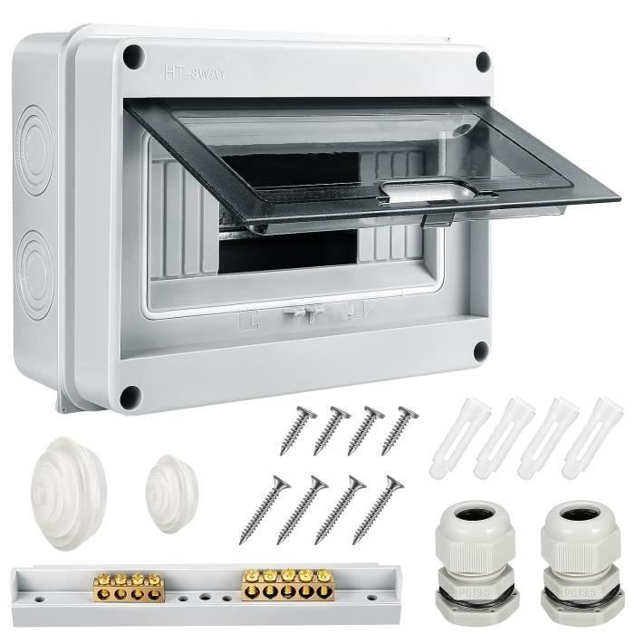 Coffret Electrique 2 Modules Etanche Exterieur IP65 Boitier Etanche Electrique Exterieur Armoire Electrique Convient Aux Garages Xu Villas Bornes De Rechargechantiers De Construction Kzq 91869417