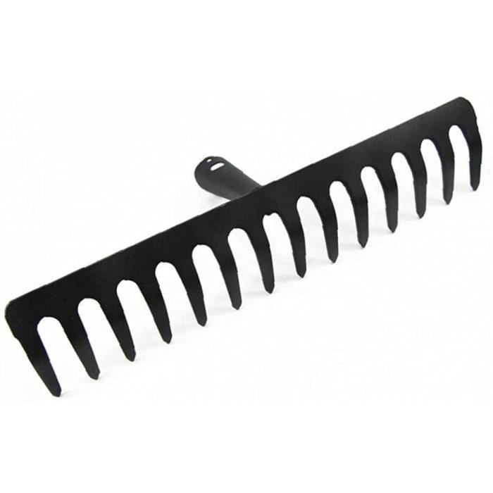 Discount Rake Mini Garden Rake Heavy Duty Mtal Rake Main 14 Dents Pour Outil Feuilles ...