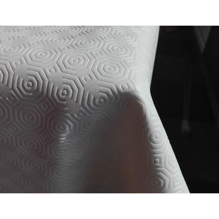 Sous nappe - Protection de table BLANC (140x180 cm)