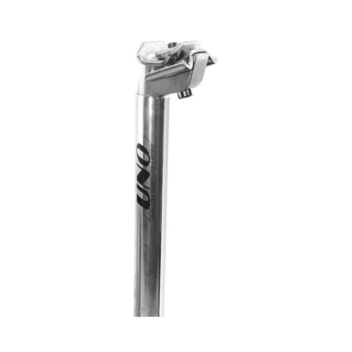 Tige de selle de vélo UNO L : 300 mm Ø27,2 Argent