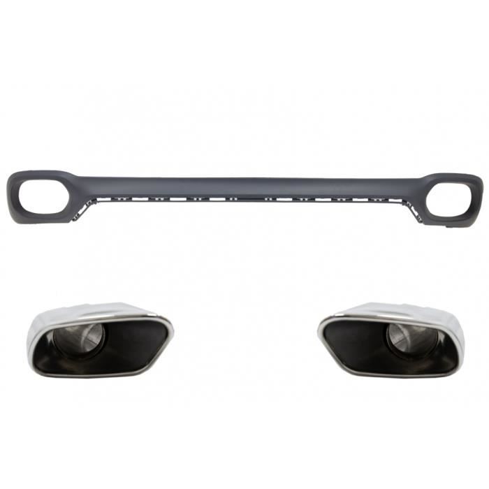 Diffuseur pare-chocs embouts pour BMW X6 F16 V8 Design M-Tech