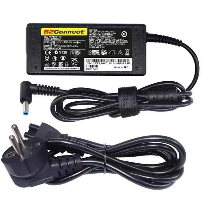 Chargeur Alimentation pour HP ENVY 17-j100, Quad Edition 19,5V 4,62A adaptateur