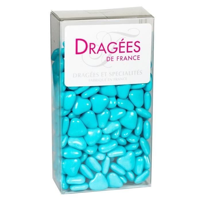 DRAGEES DE France - Petits Cœurs Chocolat - Caraibes 250G